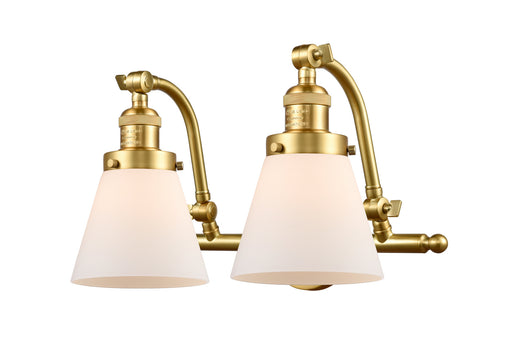 Franklin Restoration Two Light Bath Vanity Satin Gold