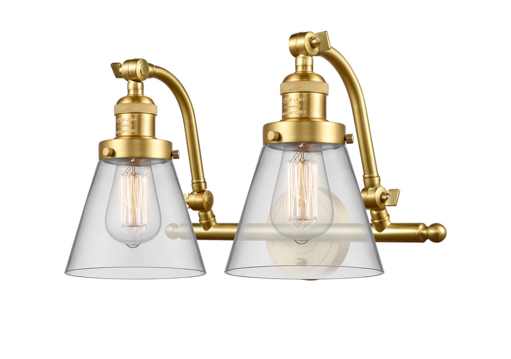 Innovations - 515-2W-SG-G62 - Two Light Bath Vanity - Franklin Restoration - Satin Gold
