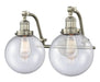 Innovations - 515-2W-SN-G204-8-LED - LED Bath Vanity - Franklin Restoration - Brushed Satin Nickel