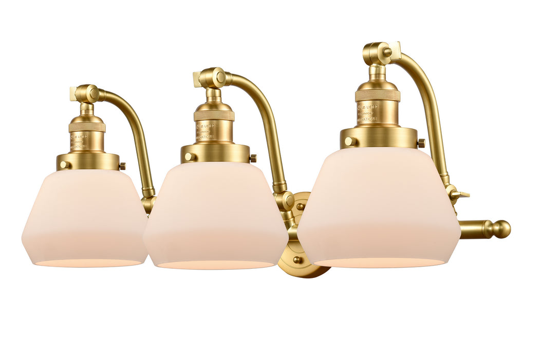 Innovations - 515-3W-SG-G171 - Three Light Bath Vanity - Franklin Restoration - Satin Gold