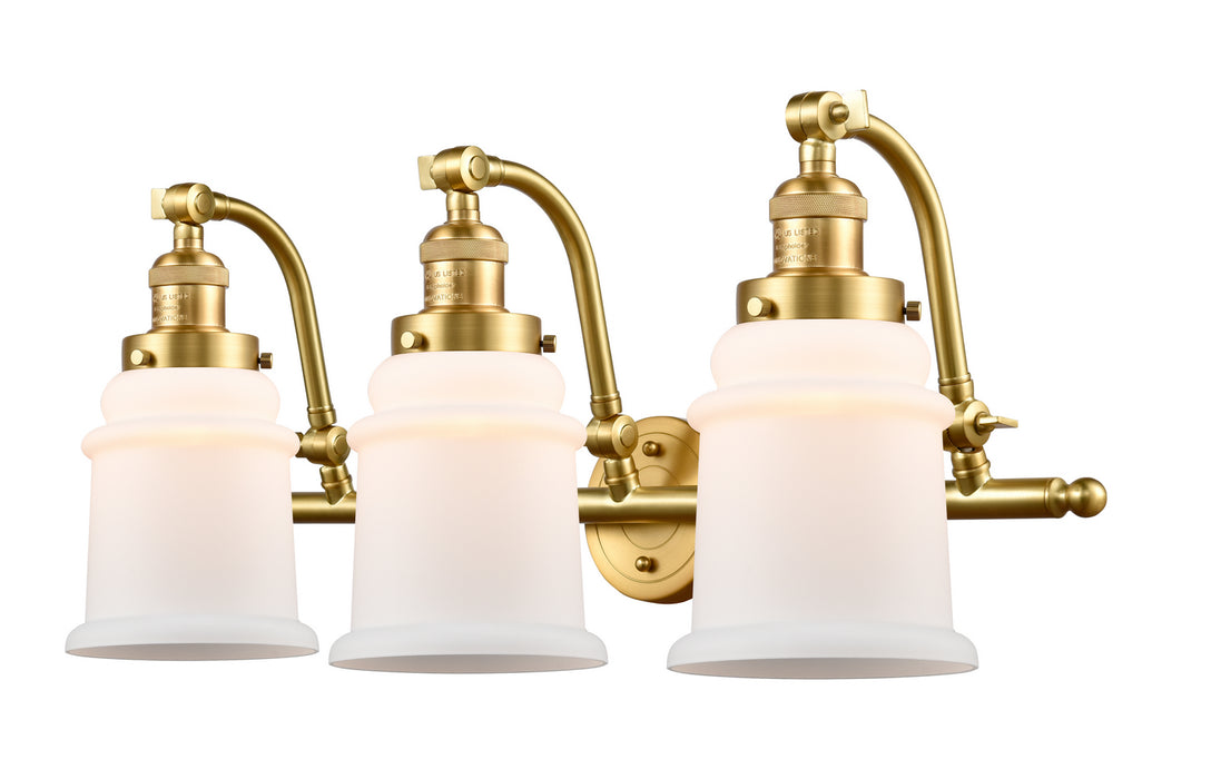 Innovations - 515-3W-SG-G181 - Three Light Bath Vanity - Franklin Restoration - Satin Gold