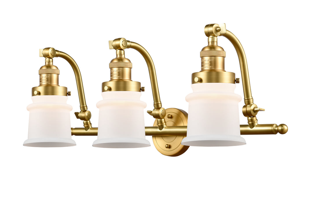 Innovations - 515-3W-SG-G181S - Three Light Bath Vanity - Franklin Restoration - Satin Gold