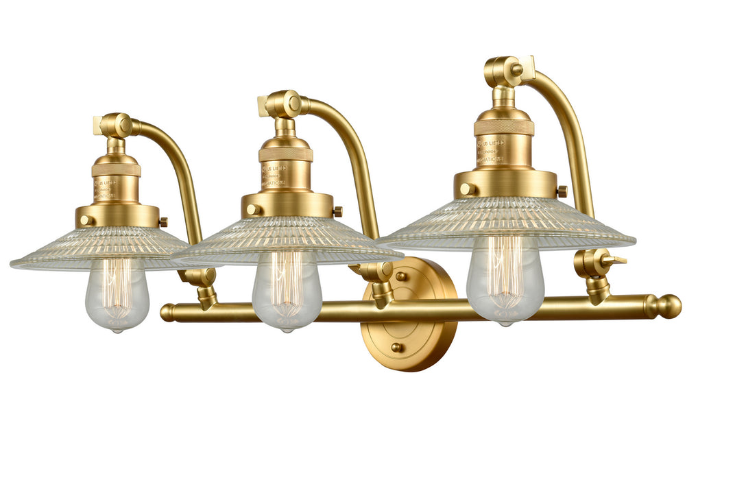 Innovations - 515-3W-SG-G2 - Three Light Bath Vanity - Franklin Restoration - Satin Gold