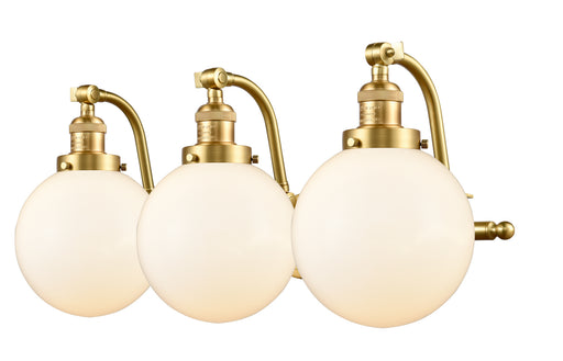 Innovations - 515-3W-SG-G201-8 - Three Light Bath Vanity - Franklin Restoration - Satin Gold