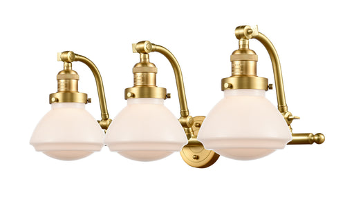 Innovations - 515-3W-SG-G321 - Three Light Bath Vanity - Franklin Restoration - Satin Gold