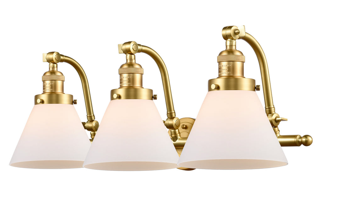 Innovations - 515-3W-SG-G41 - Three Light Bath Vanity - Franklin Restoration - Satin Gold