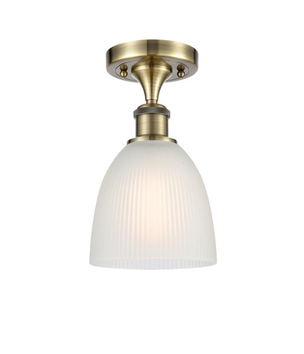 One Light Semi-Flush Mount