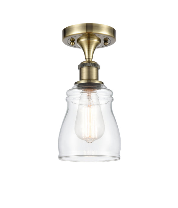 Innovations - 516-1C-AB-G392-LED - LED Semi-Flush Mount - Ballston - Antique Brass