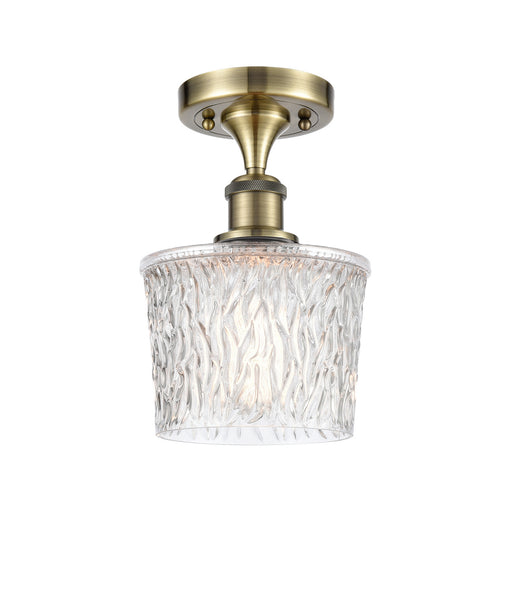 Innovations - 516-1C-AB-G402-LED - LED Semi-Flush Mount - Ballston - Antique Brass