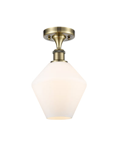 One Light Semi-Flush Mount