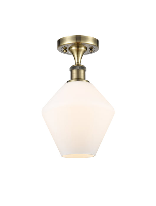 Innovations - 516-1C-AB-G651-8 - One Light Semi-Flush Mount - Ballston - Antique Brass