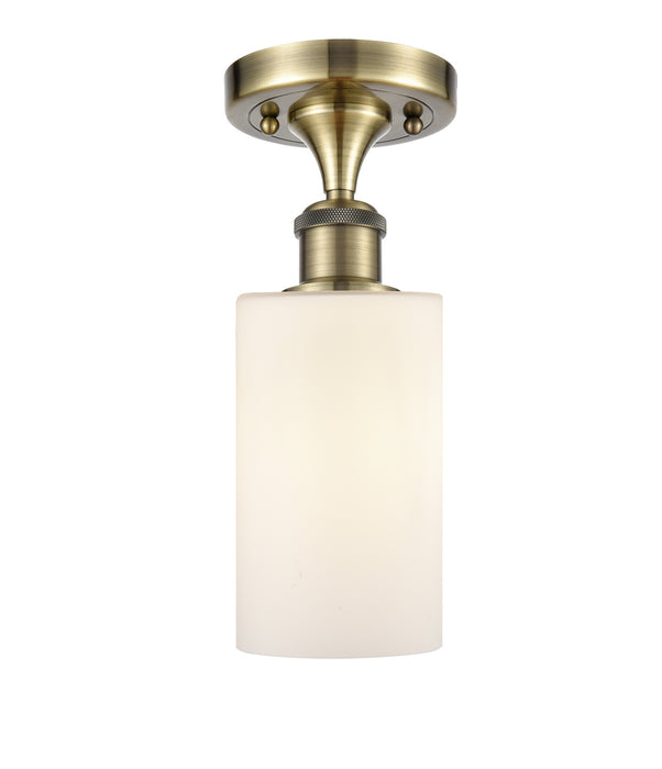 Innovations - 516-1C-AB-G801 - One Light Semi-Flush Mount - Ballston - Antique Brass