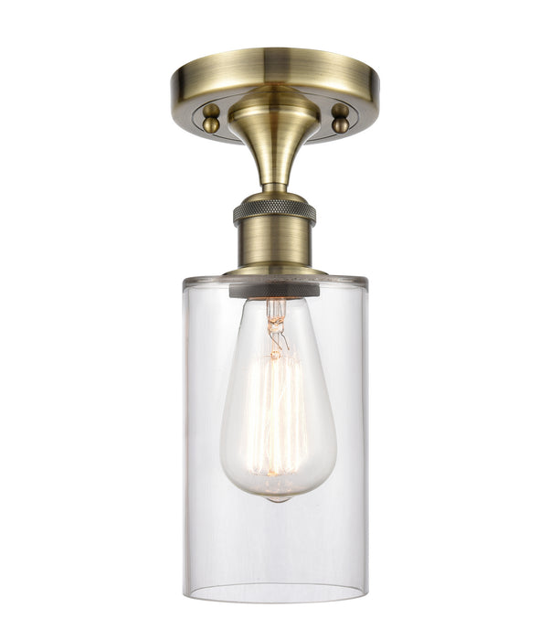 Innovations - 516-1C-AB-G802-LED - LED Semi-Flush Mount - Ballston - Antique Brass