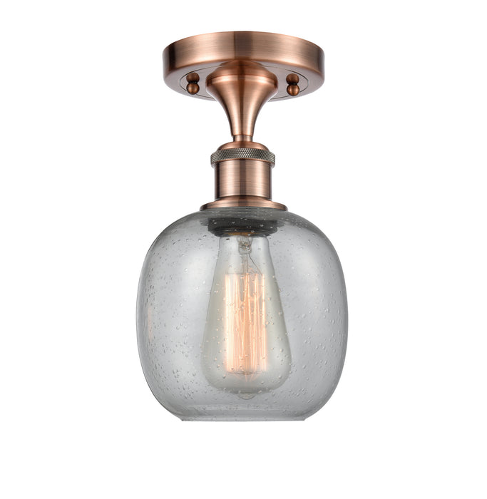 Innovations - 516-1C-AC-G104-LED - LED Semi-Flush Mount - Ballston - Antique Copper