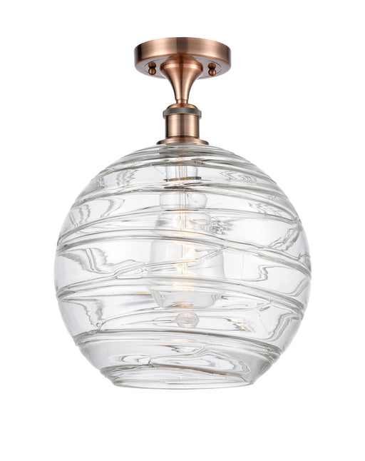 Innovations - 516-1C-AC-G1213-12-LED - LED Semi-Flush Mount - Ballston - Antique Copper