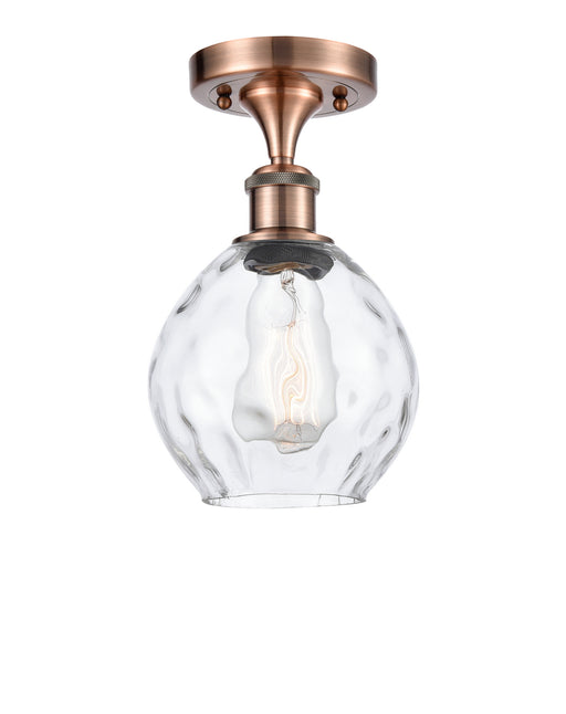 Innovations - 516-1C-AC-G362-LED - LED Semi-Flush Mount - Ballston - Antique Copper