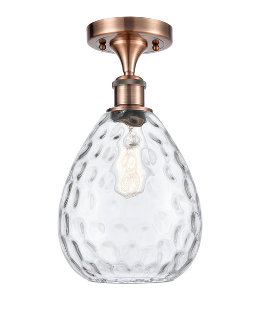 Innovations - 516-1C-AC-G372-LED - LED Semi-Flush Mount - Ballston - Antique Copper