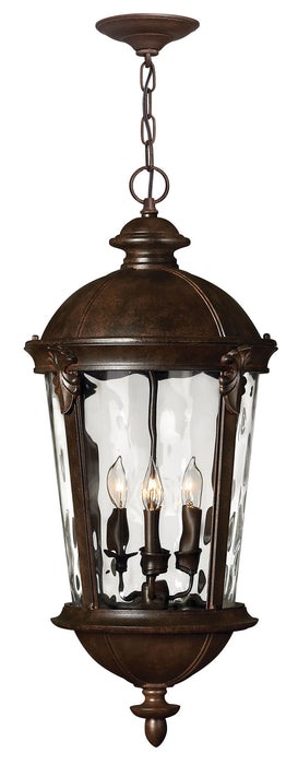 Hinkley - 1892RK - Four Light Hanging Lantern - Windsor - River Rock