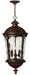 Hinkley - 1892RK - Four Light Hanging Lantern - Windsor - River Rock