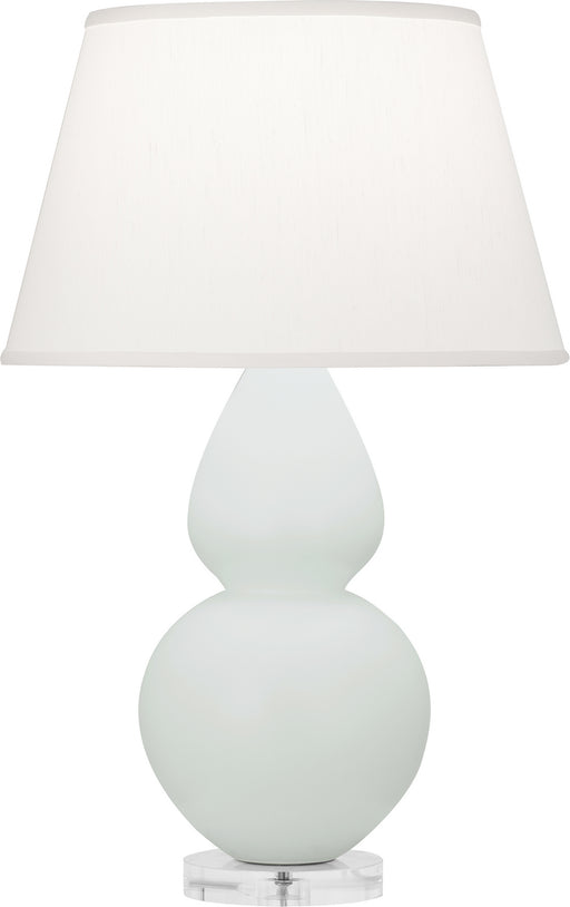 Robert Abbey - MCL62 - One Light Table Lamp - Double Gourd - Matte Celadon Glazed w/Lucite Base