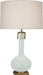 Robert Abbey - MCL92 - One Light Table Lamp - Athena - Matte Celadon Glazed w/Aged Brass