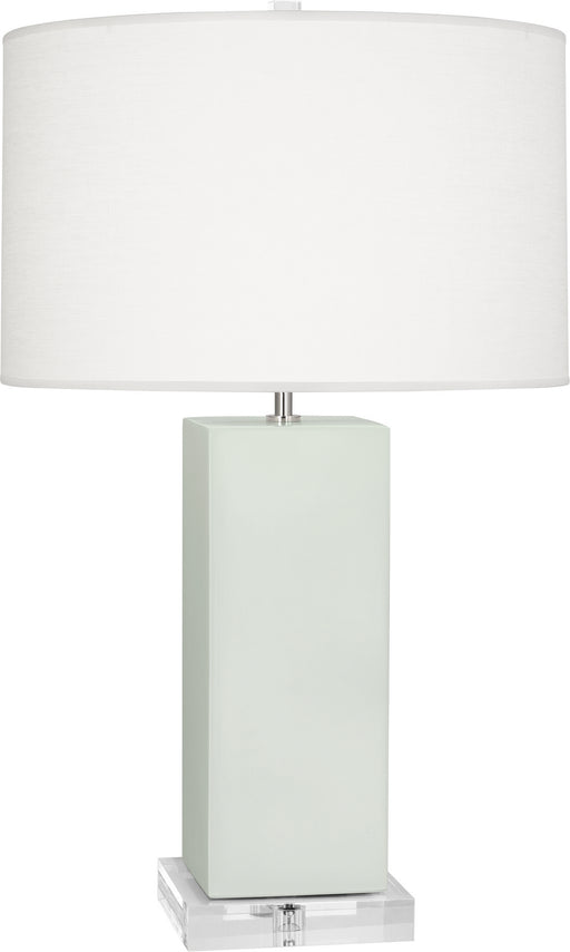 Robert Abbey - MCL95 - One Light Table Lamp - Harvey - Matte Celadon Glazed