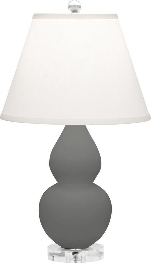 Robert Abbey - MCR53 - One Light Accent Lamp - Small Double Gourd - Matte Ash Glazed w/Lucite Base