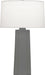 Robert Abbey - MCR60 - One Light Table Lamp - Mason - Matte Ash Glazed