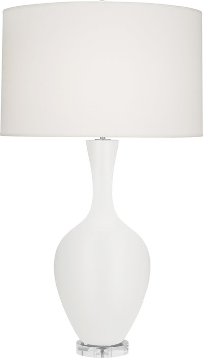 Robert Abbey - MLY80 - One Light Table Lamp - Audrey - Matte Lily Glazed