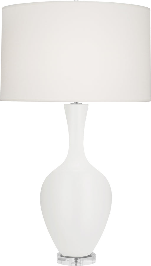 Robert Abbey - MLY80 - One Light Table Lamp - Audrey - Matte Lily Glazed
