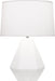 Robert Abbey - MLY97 - One Light Table Lamp - Delta - Matte Lily Glazed w/Polished Nickel