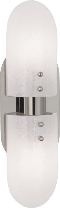 Robert Abbey - S911 - Two Light Wall Sconce - Jonathan Adler Vienna - Polished Nickel