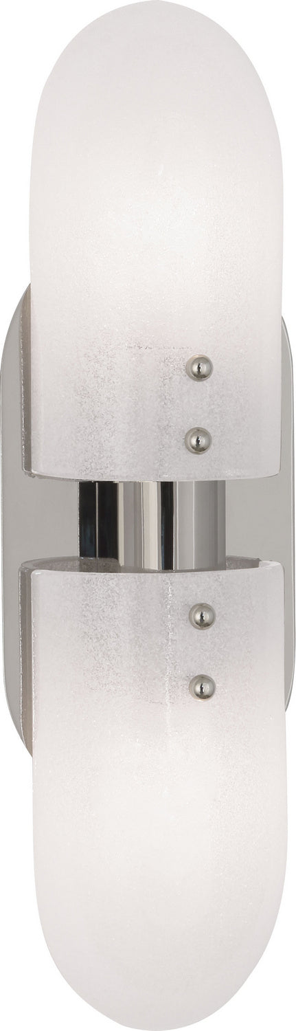 Robert Abbey - S911 - Two Light Wall Sconce - Jonathan Adler Vienna - Polished Nickel