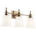 Kichler - 55092CPZ - Three Light Bath - Cosabella - Champagne Bronze