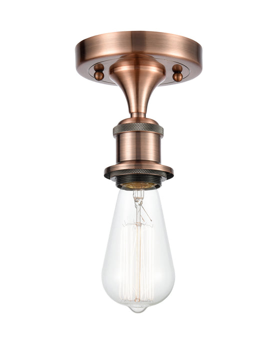 Innovations - 516-1C-AC-LED - LED Semi-Flush Mount - Ballston - Antique Copper