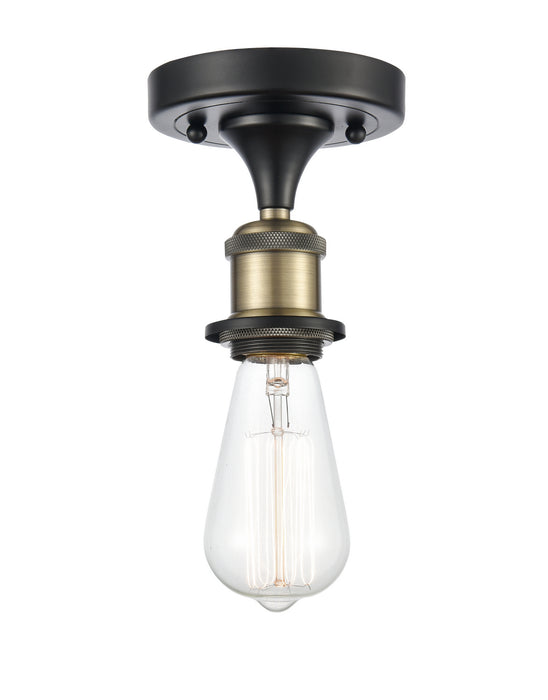 Innovations - 516-1C-BAB - One Light Semi-Flush Mount - Ballston - Black Antique Brass