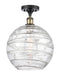 Innovations - 516-1C-BAB-G1213-12-LED - LED Semi-Flush Mount - Ballston - Black Antique Brass