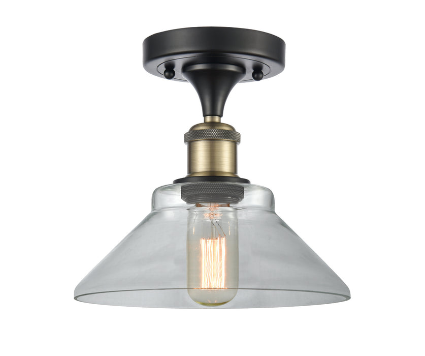 Innovations - 516-1C-BAB-G132-LED - LED Semi-Flush Mount - Ballston - Black Antique Brass