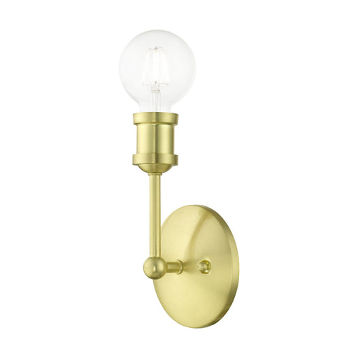 Livex Lighting - 14429-12 - One Light Vanity Sconce - Lansdale - Satin Brass