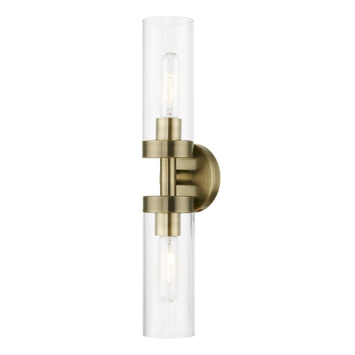 Livex Lighting - 16172-01 - Two Light Vanity Sconce - Ludlow - Antique Brass