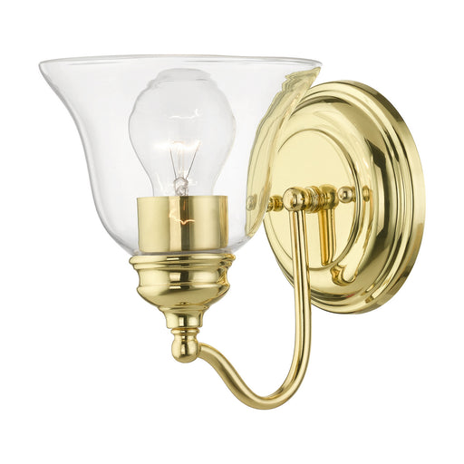 Livex Lighting - 16931-02 - One Light Vanity Sconce - Moreland - Polished Brass