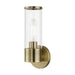 Livex Lighting - 17281-01 - One Light Wall Sconce - Banca - Antique Brass