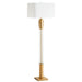 Cyan - 10546-1 - LED Table Lamp - Aged Brass