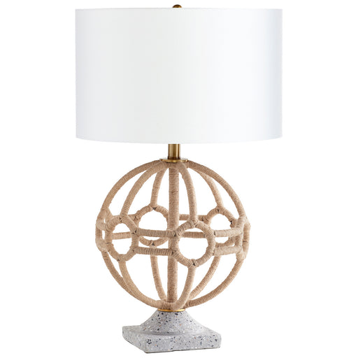 Cyan - 10548-1 - LED Table Lamp - Aged Brass