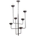 Cyan - 10976 - Six Light Chandelier - Noir