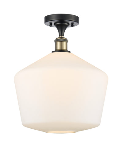 One Light Semi-Flush Mount