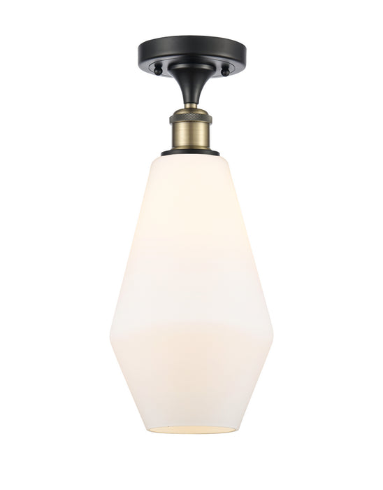 Innovations - 516-1C-BAB-G651-7 - One Light Semi-Flush Mount - Ballston - Black Antique Brass