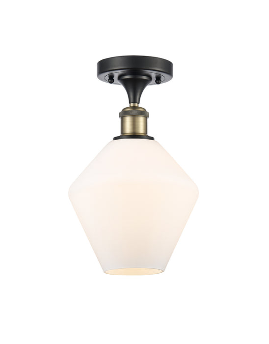 Innovations - 516-1C-BAB-G651-8 - One Light Semi-Flush Mount - Ballston - Black Antique Brass