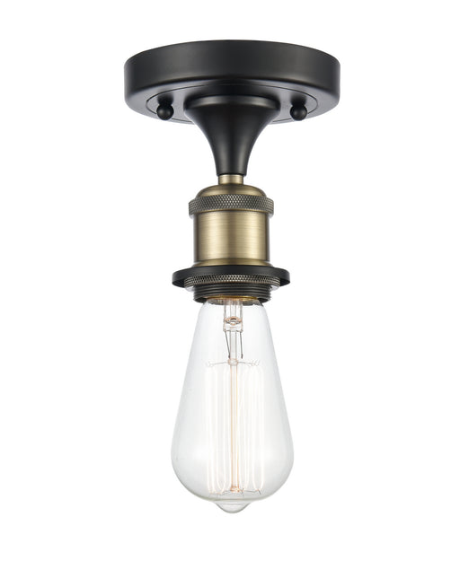 Innovations - 516-1C-BAB-LED - LED Semi-Flush Mount - Ballston - Black Antique Brass