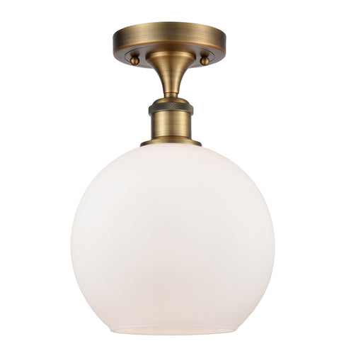 One Light Semi-Flush Mount